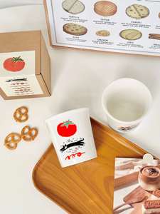 Tazza da <span class=keywords><strong>Caffè</strong></span> in Ceramica <span class=keywords><strong>Senza</strong></span> Manico dal Design Grazioso - Product Image 3