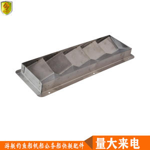 Rejilla de Ventilación de Acero Inoxidable Curvada de 5 Secciones, 322 mm, Salida de Aire Transpirable, Rejilla Cuadrada de Malla para Registro de Calor - Product Image 5