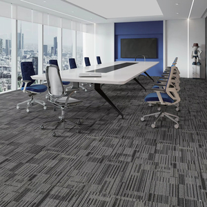 Nhà Máy Bán buôn 50x50cm 100% Polyester PVC văn phòng gạch Thảm nhiệm vụ nặng nề Modular chống thấm antifouling cho sử dụng thương mại - Product Image 1