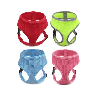 Wholesale Premium PU Leather Dog Harness With Matching Nylon Inner Layer Leash Suitable For Small And Medium-sized Dogs.