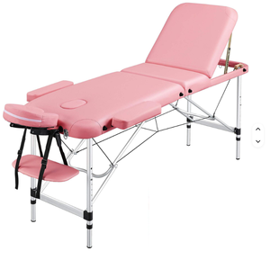 High Quality Aluminum Alloy Portable <b>Foldable</b> Tattoo Beauty Spa Lash Moxibustion Massage Bed <b>Table</b> - Product Image 2