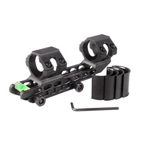 Luochen LC-525 – Accessoire de chasse léger en alliage d'aluminium usiné CNC, compatible 25,4/30 mm, pour lunette de visée robuste à découpe creuse