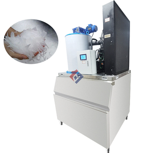 Machine à glace en flocons industrielle de 200 kg/24h, prix, pour refroidir le poisson, la viande et les produits de boucherie - Product Image 4