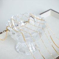Collier pendentif de mode en acier inoxydable 316 plaqué or 14k 18k, résistant à l'eau et inaltérable, avec perle, pour femme