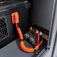 Câble de stockage d'énergie ODM personnalisé CN03, âme en cuivre pur, connecteur rapide orange vers borne annulaire pour systèmes ESS, vente en gros