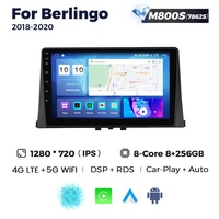 MEKEDE MS 8 + 128g autoradio android pour Citroen Berlingo 2018-2020 360 caméra colling ventilateur double din autoradio
