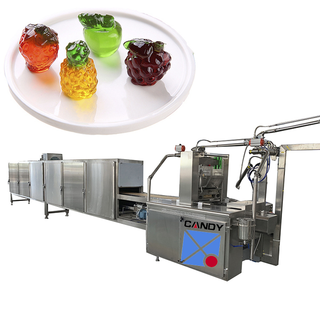 Fully Automatic Multifunctional 3d Vitamin Pectin Gelatin Gummy Bear Machine Starch Jelly Candy Production Line