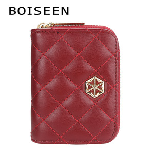 Boiseen Women's Wallet Pu Leather Zipper Coin <b>Purse</b> With Card Slots For Everyday Use - Product Image 5