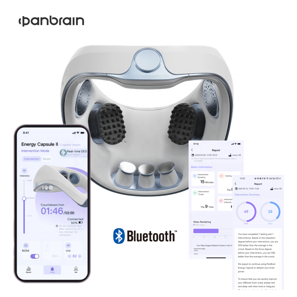 ORANGLES PanBrain EC2 Dual-Channel tDCS Brain Stimulator | Advanced Focus & Memory Device for Cognitive Enhancement (2025) - detailed closeup view - illustrating benefits - Image 3 of 6 | created for all | Shop PanBrain EC2 Dual-Channel tDCS Brain Stimulator | Advanced Focus & Memory Device for Cognitive Enhancement (2025) North Carolina | Free Shipping ORANGLES