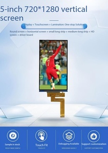 โมดูลหน้าจอ IPS TFT ขนาด 5.0 นิ้ว, ความละเอียด 720x1280, อินเทอร์เฟซ 4-MIPI, ไดรเวอร์ไอซี ILI9881D-02, มุมมองกว้าง, ความสว่าง 350 nit, หน้าจอคุณภาพสูง 16.7 ล้านสี - Product Image 2