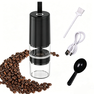 Low Noise Electric <b>Coffee</b> <b>Grinder</b> Adjustable Grind Settings Cordless <b>Coffee</b> <b>Grinder</b> - Product Image 1