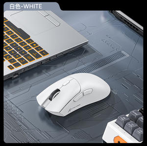 Attacco squalo R1 <span class=keywords><strong>Mouse</strong></span> senza fili leggero PAW3311 Tri-modalità E-sport gioco 2.4G BT <span class=keywords><strong>Mouse</strong></span> con cavo USB - Product Image 4