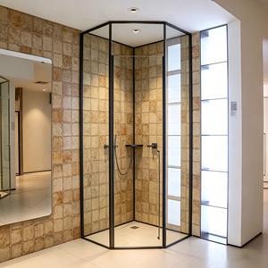 Cabina de <span class=keywords><strong>Ducha</strong></span> Diamond para el Hogar y Hoteles, <span class=keywords><strong>Mampara</strong></span> de <span class=keywords><strong>Ducha</strong></span> con Puerta Corredera Pivotante de Acero Inoxidable - Product Image 1