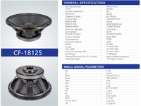 Caissons de basses passifs 18 pouces 8/4 Ohm de haute qualité Audio professionnel pour concerts et utilisation pro-audio Puissance de sortie 2000W