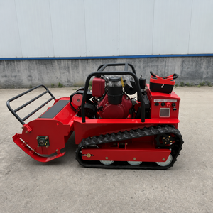 Tondeuse à gazon robotisée télécommandée sur chenilles, mini-tondeuse à gazon de jardin avec chenilles en caoutchouc - Product Image 5