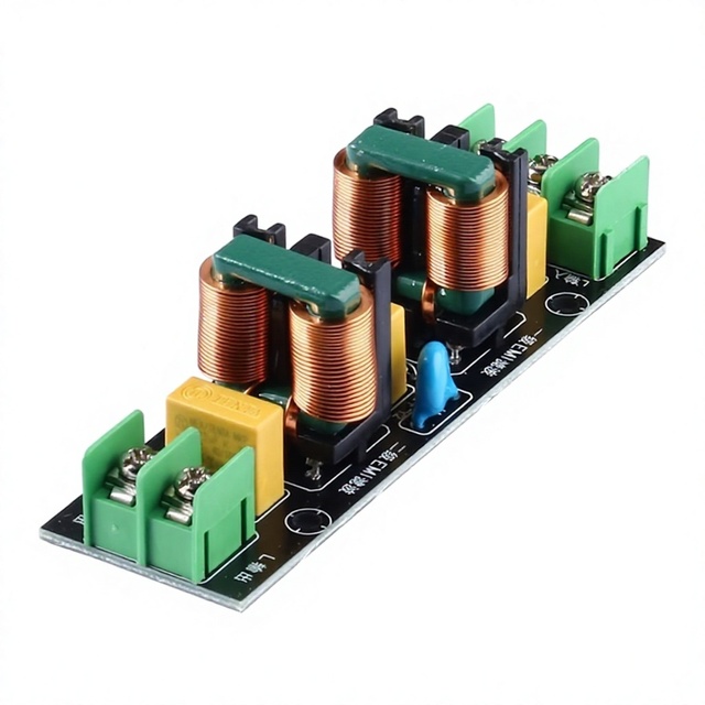 Single-Phase 110-250V EMI EMC Power Filter Board 2A/4A/10A/18A Common-Mode Choke, AC Mains Noise Suppression Filter Module