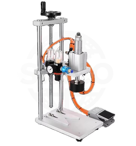 Máquina Tapadora Neumática de Botellas de Vidrio con Pedal, para Botellas de Spray, Botellas de Detergente y Botellas de Aceite Comestible - Product Image 3