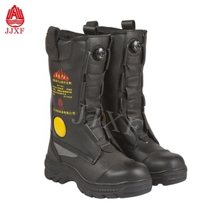 Botas de Bombero para Hombre, Botas de Cuero para Bombero - Product Image 1
