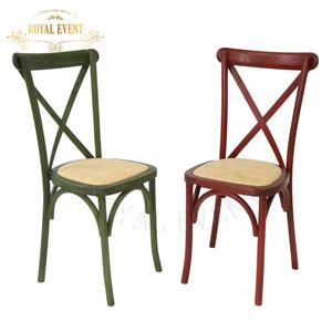 <span class=keywords><strong>Location</strong></span> de chaises de salle à manger en bois massif pour événements de <span class=keywords><strong>mariage</strong></span> chaises de jardin en bois à dossier croisé chaise de salle à manger d'hôtel pour événements de fête - Product Image 3
