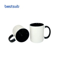 BestSub Wholesale - Tasses à café blanches en céramique personnalisées de 11 oz pour sublimation