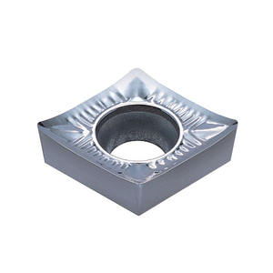 Insert en carbure positif CCGT 80 ° pour le tournage de l'aluminium pour les pièces en fonte et en acier Revêtement en acier inoxydable en boîte - Product Image 1