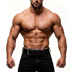 <span class=keywords><strong>Ceinture</strong></span> de <span class=keywords><strong>musculation</strong></span> en cuir PU avec logo personnalisé et boucle à levier <span class=keywords><strong>pour</strong></span> haltérophilie, soulevé de terre, squat, soutien lombaire en salle de sport - Product Image 2