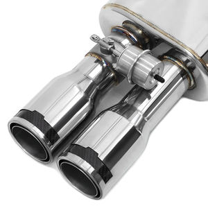 自動車ユニバーサルバルブドマフラー真空排気チップ付きリモコンREMUS排気パイプバルブトロニックバーントブルー2.5/3インチ63/76mm - Product Image 5