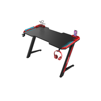 Bureau personnalisé de haute qualité PC Table lumière LED Rgb ordinateur bureau de jeu pour ordinateur à domicile Table de bureau