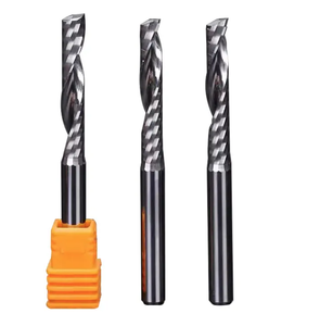 HRC55 1/4\" <strong>Carbide</strong> Spiral Router Bit Single Flute <strong>End</strong> <strong>Mill</strong> for Aluminum Acrylic Wood Cutting ODM OEM Customization Supported - Product Image 6