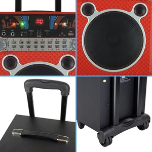 Loa Siêu Trầm Có Thể Sạc Lại 8 Inch RMS 40W, Loa Kéo Di Động Hộp Loa Siêu Trầm Hoạt Động Ngoài Trời Có MIC Không Dây - Product Image 5