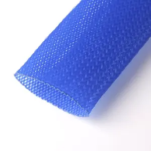 PET expandable braided sleeving braided flexible sleeve for wires Polyester expandable braided sleeving