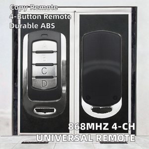 Control Remoto Universal de 4 Canales de 433.92mhz para Copiar/Duplicar, Material ABS, <span class=keywords><strong>Llave</strong></span> para Puerta de <span class=keywords><strong>Garaje</strong></span> - Product Image 2