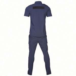 Nouvel ensemble d'uniformes de sécurité bleu marine pour la Chine : tenue formelle de garde (haut et pantalon) - Product Image 5