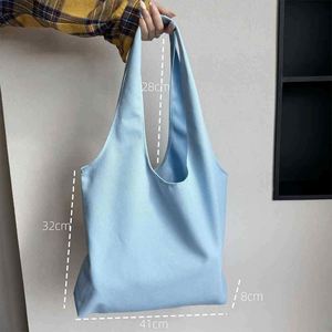 Customized Logo <b>Canvas</b> Tote Bags-Fashion Style Sewing Technique Large Capacity Easy Hold Brightly Colored for Shopping Outing - Product Image 5