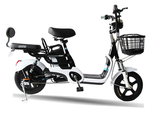 จักรยานส่งของไฟฟ้า 400W 48V สำหรับผู้ใหญ่ พร้อมตะแกรงหลัง โครงเหล็ก แบตเตอรี่ลิเธียม สำหรับตลาดยุโรป - Product Image 2