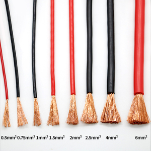 Cable eléctrico trenzado de alta flexibilidad <span class=keywords><strong>TRV</strong></span>, cable de cadena de arrastre, 2,5-35 m² mm, aislamiento de PVC de un solo núcleo para brazo robótico - Product Image 2