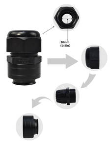 Elanby RGBW 12W, Motor LED de Fibra Óptica de Aleación de Aluminio con Control Remoto, Clasificación IP20, Regulable, Efectos de Techo de Cielo Estrellado para Techo de Auto - Product Image 4
