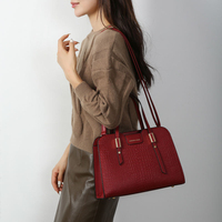Sac à main 3-en-1 élégant et imperméable en PU durable de haute qualité pour femme, avec bandoulière réglable et chaîne pliable