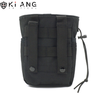 Nouvelle pochette tactique de chasse MOLLE à cordon de serrage pour chargeur, sac banane étanche réglable pour ceinture