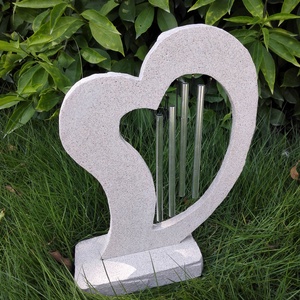 Campanella a Vento con Pietre Commemorative per Gatti, Pietre Commemorative Personalizzate per Animali Domestici, Pietre <span class=keywords><strong>da</strong></span> <span class=keywords><strong>Giardino</strong></span>, Lapidi, Incisione con Nome e Date - Product Image 4