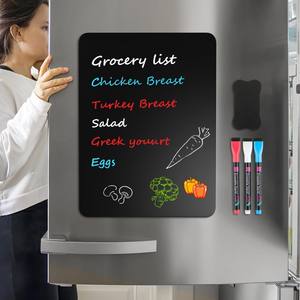 Feuille de <span class=keywords><strong>tableau</strong></span> blanc magnétique noir pour réfrigérateur Petit réfrigérateur <span class=keywords><strong>Tableau</strong></span> blanc magnétique pour cuisine - Product Image 6