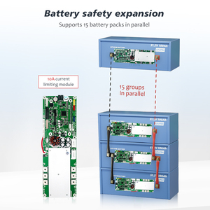 TDT 48v 100a 16S lifepo4 smart bms surveillance gestion <span class=keywords><strong>de</strong></span> la <span class=keywords><strong>batterie</strong></span> lithium ion avec écran LED pour le stockage d'énergie des onduleurs solaires - Product Image 3