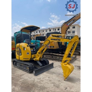 Mini-pelleuse Komatsu PC20MR 2t d'occasion importée du Japon - Moteur d'origine, faible nombre d'heures de fonctionnement, prête à l'emploi et en promotion - Product Image 1