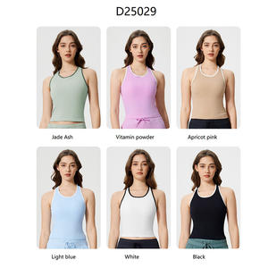 Roregal الربيع والصيف سترة رياضية جديدة مع وسادة الصدر المضادة للصدمات اللياقة البدنية المرأة التخسيس بلا أكمام اليوغا تانك أعلى - Product Image 5