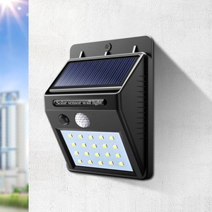 Potencia del Panel Solar barato 20Led lámpara de pared del Sensor de movimiento de emergencia de energía impermeable luz de pared de <span class=keywords><strong>jardín</strong></span> Solar - Product Image 5