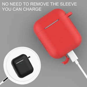 Para <span class=keywords><strong>AirPods</strong></span> 3 2 1 Pro 2023 funda protectora de silicona de lujo para auriculares inalámbricos <span class=keywords><strong>carcasa</strong></span> anticaída para fundas de auriculares con gancho - Product Image 3