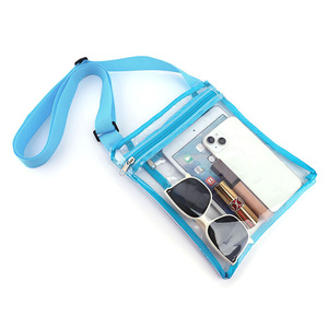 Sac à bandoulière transparent en PVC <span class=keywords><strong>pas</strong></span> <span class=keywords><strong>cher</strong></span> pour événements sportifs unisexes – Sac à main étanche pour le transport en bandoulière - Product Image 5
