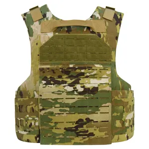 GAG 2023 nuovo arrivo 1000D Nylon Cordura Laser Cut Molle System Chaleco Plano Full Protection Armor Tactical Plate Carrier Vest