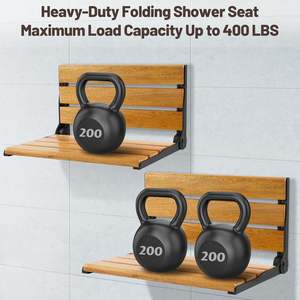 Accessoires <span class=keywords><strong>de</strong></span> maison <span class=keywords><strong>salle</strong></span> <span class=keywords><strong>de</strong></span> <span class=keywords><strong>bain</strong></span> siège <span class=keywords><strong>de</strong></span> toilette vente en gros personnalisé bois aluminium <span class=keywords><strong>bain</strong></span> mural siège <span class=keywords><strong>de</strong></span> douche <span class=keywords><strong>chaise</strong></span> pliante murale - Product Image 3