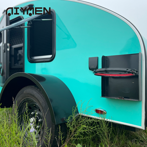 Mini Remolque <span class=keywords><strong>de</strong></span> Viaje AIYMEN Tipo Caravana <span class=keywords><strong>de</strong></span> Fibra <span class=keywords><strong>de</strong></span> Vidrio para Acampar Estilo Teardrop Europeo Chasis <span class=keywords><strong>de</strong></span> Acero <span class=keywords><strong>de</strong></span> Lujo para 1-2 Personas - Product Image 5